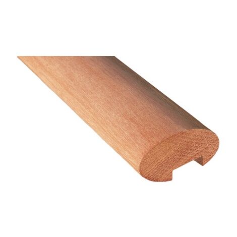 Deco Fer Forge – Main courante en bois de maobi creuse ronde 2m – Pour garde-corps extérieur – Bois imputrescible – À percer pour fixation