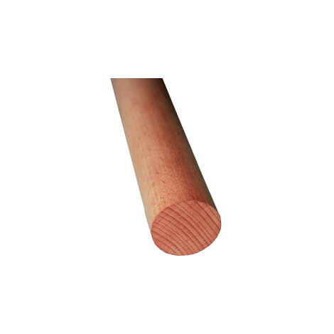 Deco Fer Forge – Main courante en bois de moabi pleine Ø42mm – Longueur 2m – Fixation par perçage – Imputrescible pour usage extérieur