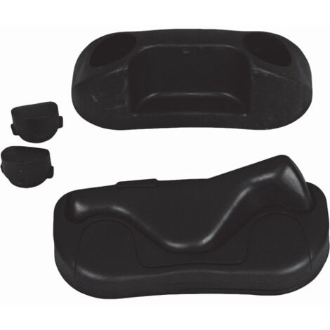 Deco Fer Forge – Sabot automatique pour portail avec basculeur au pied – Butée réglable – Résine de polyamide – Compatible toutes épaisseurs