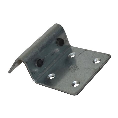 Deco Fer Forge – Sabot de portail à visser en fer forgé – Longueur 140mm – Largeur 95mm – Fixation robuste pour projets de ferronnerie