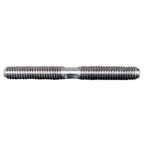 Deco Fer Forge – Tige filetée droite/gauche M6 en inox 304 – Longueur 65mm – Filetage métrique pas standard – Résistance élevée pour ferronnerie