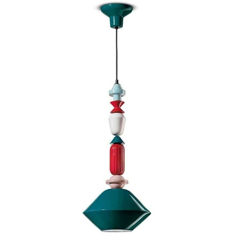 Ferroluce - deco' lariat C2511, Plafonnier Suspension en Céramique