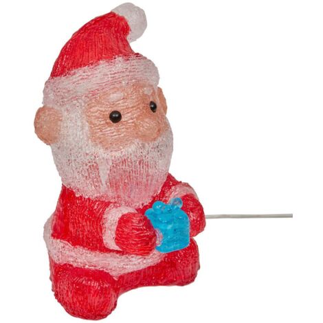 Déco lumineuse Personnage de Noël  20 LED Blanc froid H 20 cm - Feeric Christmas
