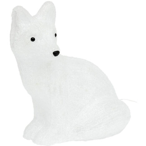 Déco lumineuse Renard 30 LED Blanc froid H 40 cm - Feeric Christmas