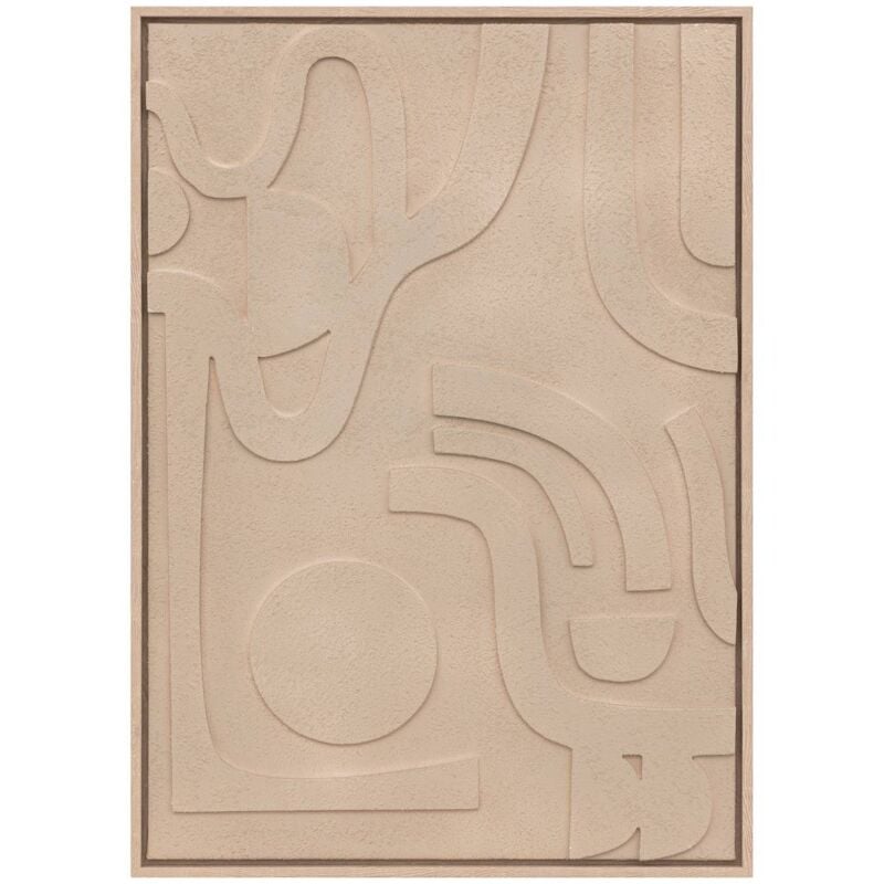 Déco murale 3D Azra beige 50x70cm Atmosphera créateur d'intérieur