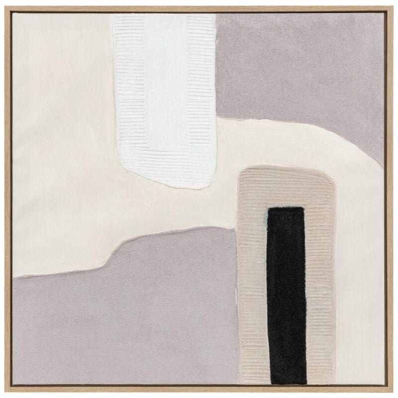 Déco mural 3D Laurenz blanc et violet 80x80cm Atmosphera créateur d'intérieur