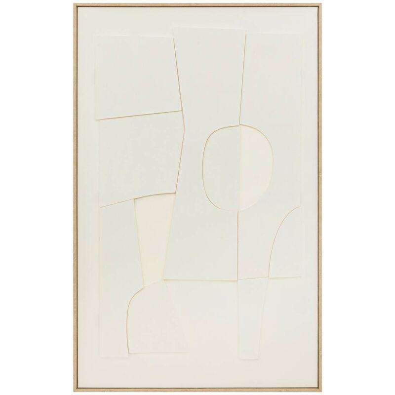 Déco murale 3D Yelena blanc 116x75cm Atmosphera créateur d'intérieur