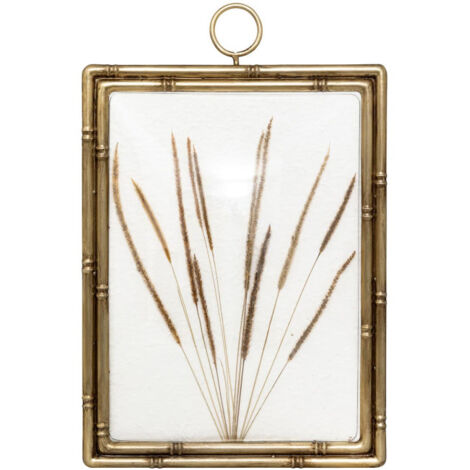 Déco Murale Bombée Tiges "Jonas" 47cm Marron