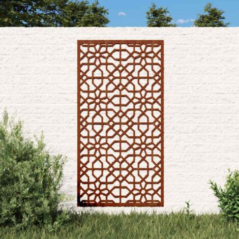 Déco murale Décoration murale jardin 105x55cm acier corten design mauresque 42644