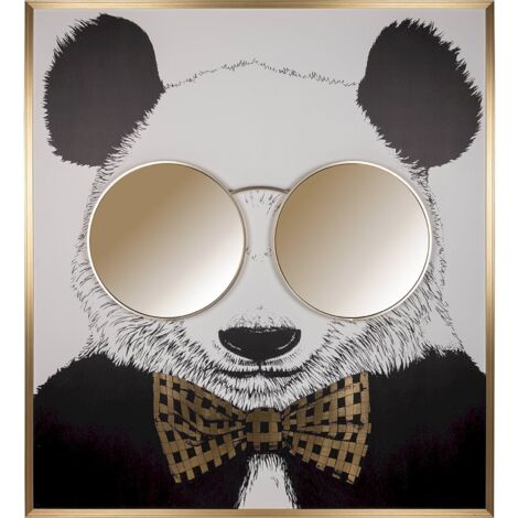 Déco Murale Panda Brillant Esprit Chic - Or Éclatant Panda Chic