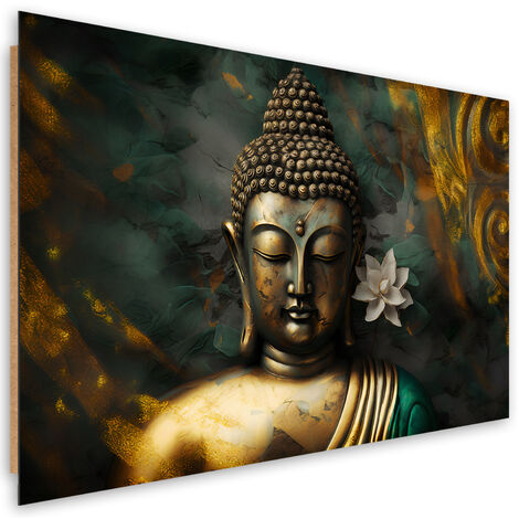 Deco panel picture, Buddha Zen Abstraction - 90x60