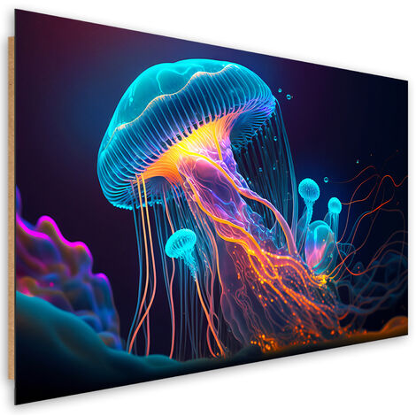 Deco panel print, Vivid colours underwater - 100x70