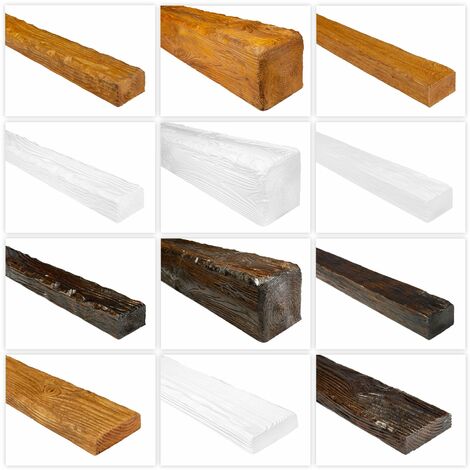 2 Meter Balken Decke Innendekor Natur Holzimitat PU Deco Wood 90x60mm ED107 H 