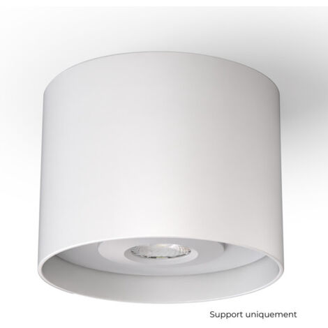 DECOCIEL Support installation saillie plafond béton - Coloris Blanc pour CANIS / DRACO / TWO - D001W - SOLUM