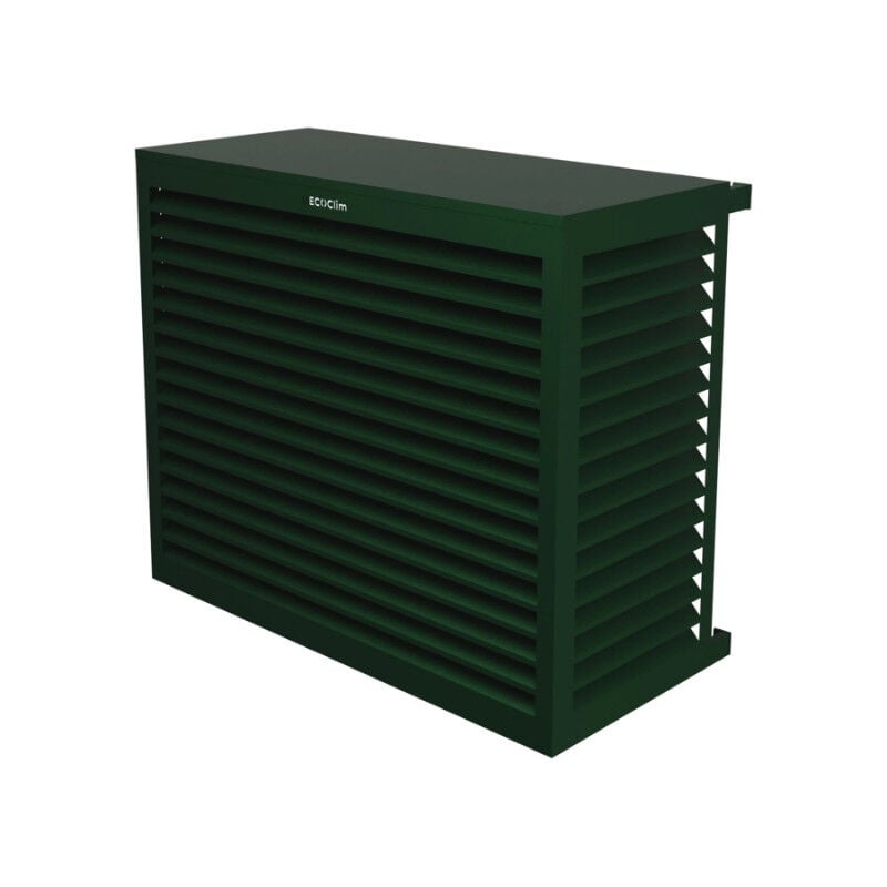 Cache unité extérieure en métal vert mousse taille l - 23AL6005 - Decoclim