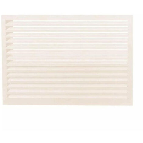DECOCLIM - Face dos pour cache en aluminium blanc crème option XXL - 23AXXL9001-DOS