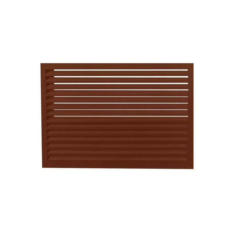 Face dos pour cache en aluminium brun rouge option xxl - 23AXXL8012-DOS - Decoclim