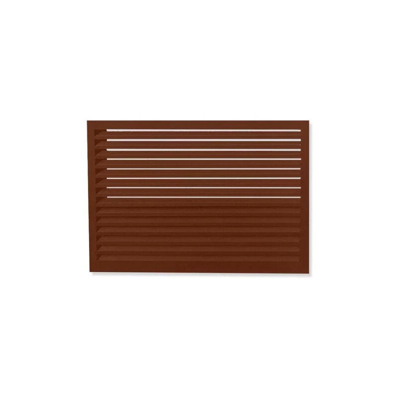 Face dos pour cache en aluminium brun rouge taille s - 23AS8012-DOS - Decoclim