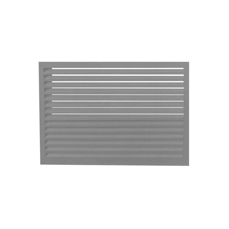 Face dos pour cache en aluminium gris poussière taille xl - 23AXL7037-DOS - Decoclim