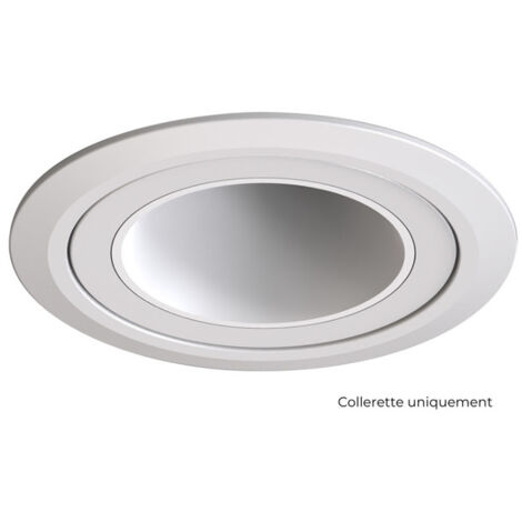 DECODAP Collerette adaptation plafond diam. 83mm - Coloris Blanc pour HYDRA - D101W - SOLUM