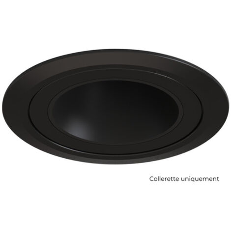 DECODAP Collerette adaptation plafond diam. 83mm - Coloris Noir mat pour HYDRA - D102MB - SOLUM