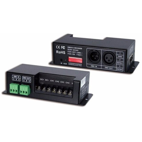 Decoder Dmx-512 A Rgbw 5-24v 24a Lt-840-6a Lt-840-6a