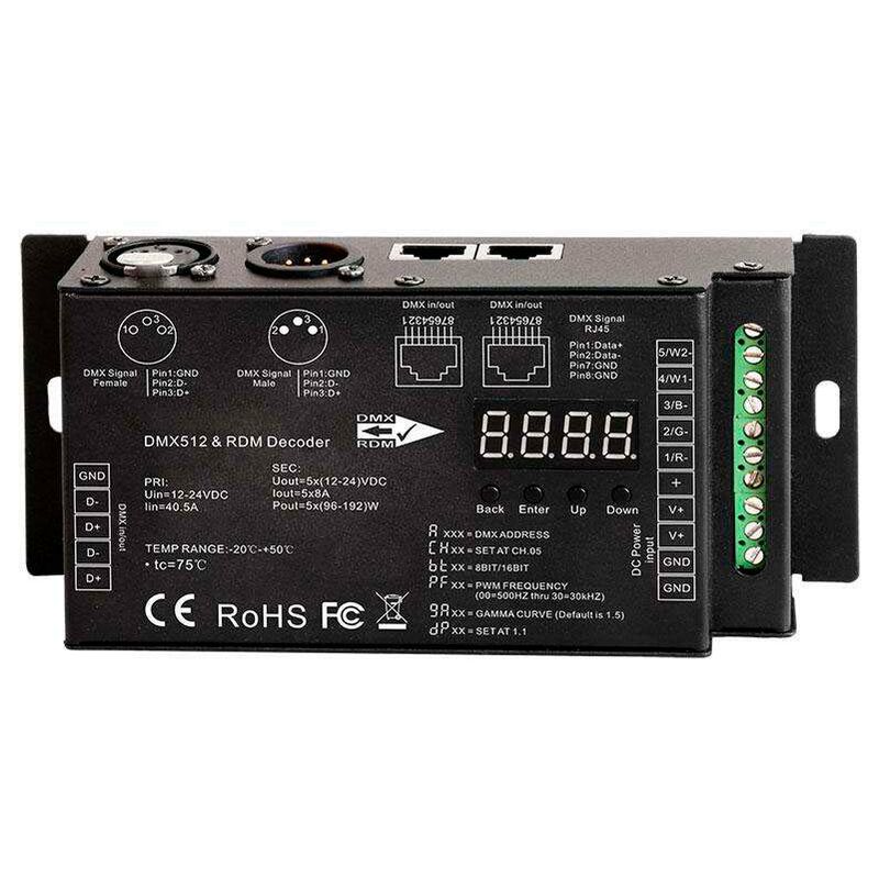 

Decoder LB2108 RMD+DMX512-DC, 5CH