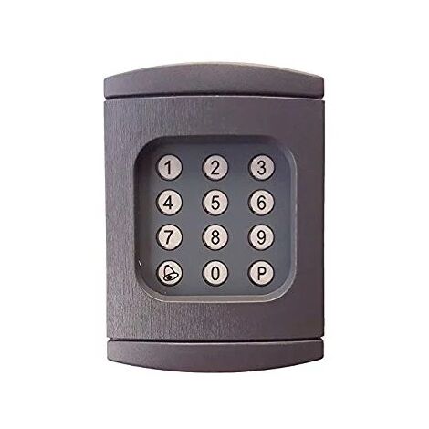 Décodeur à code radio illuminé sans fil 868 MHz – 4 canaux – Alimentation pile 9V fournie – Compatible récepteur BERNER 868 MHz – Berner Torantriebe - 868Mhz