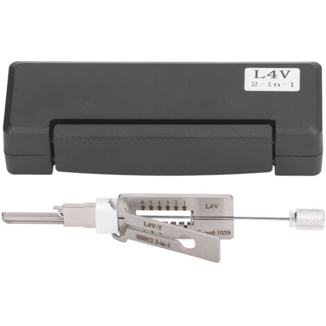 Décodeur civil 2 en 1, crochet de réparation Portable en acier inoxydable et ensemble d'outils pour L4V T