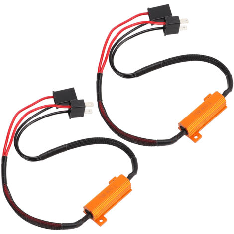 Décodeur de Défaillance LED H7 Boîtier Aluminium pour Phares à LED