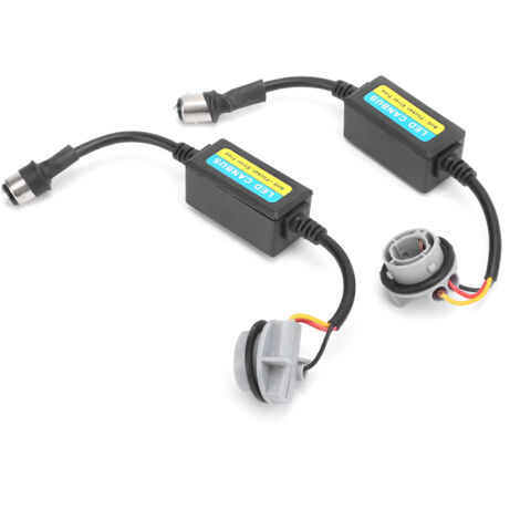 Décodeur LED, Convinient Durable 12-24V Professional Anti-Scintillement Résistance 2pcs Pratique pour Convertir Lampe Halogène en LED pour 1157 BAY15D, P21/5W Ampoules