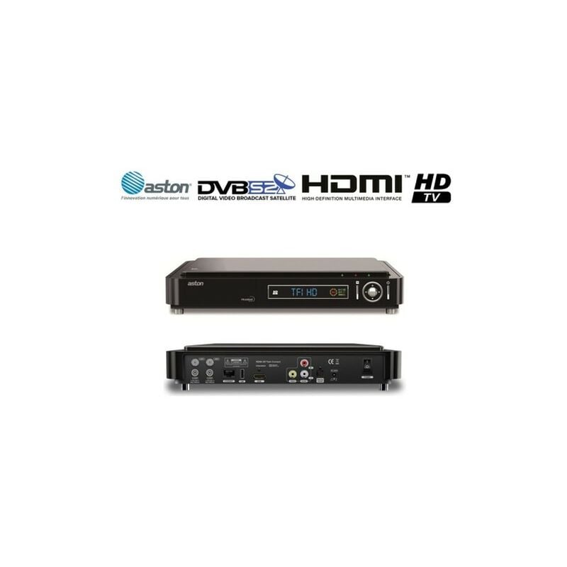 Décodeur satellite Double Tuner Fransat Connect ASTON XENA TWIN HD - PVR READY HDMI Chaînes TNT GRATUITES 2 Lecteurs de carte