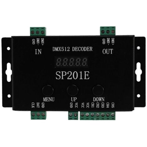 Décodeur SP201E DMX512 WS2812B WS2811 DMX vers SPI, compatible avec plusieurs circuits intégrés