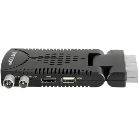 Décodeur TNT HD - Visiosat - TVT100 HD - Compact - Enregistrement USB - HDMI et Péritel