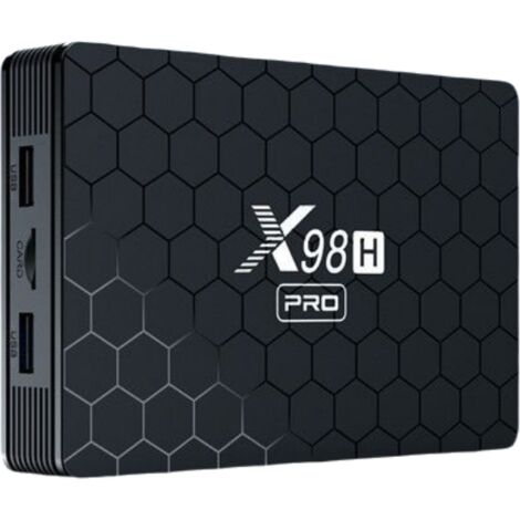 Décodeur TV X98H PRO H618 Android 12 2G/16G avec Bluetooth WIFI6