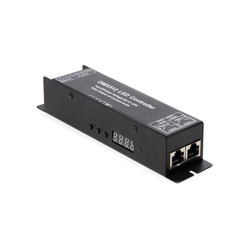 

Decodificador Digital DMX512 4 Canales (JM-DMX512-DP-4CH)