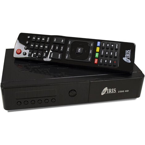 Decodificador satŽlite IRIS 2300 HD DVB-S2, WiFi, USB, RJ45, PVR