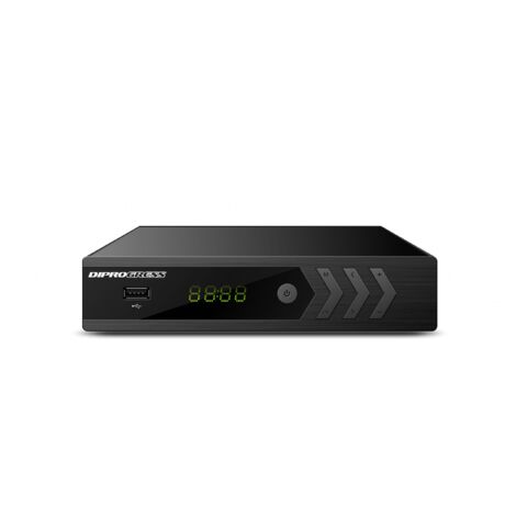 Decodificatore Digitale Terrestre DVB-T2 Doppio Sintonizzatore DiProgress DPT220HD - Nero