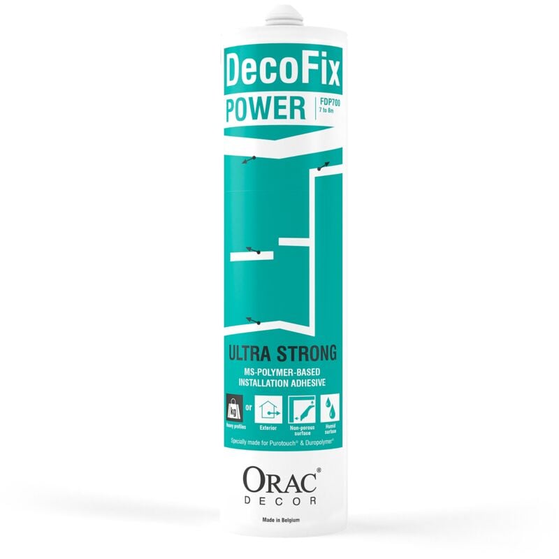 Pack 10 mètres Corniches Plafond CX100 avec colle Orac x Cimaises-et-plus - 7x