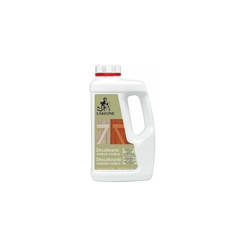 

Decolorante para maderas exóticas . En envase de 1L. - Lakeone