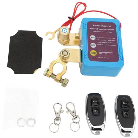 Déconnecteur batterie 12V intelligent télécommande automatique