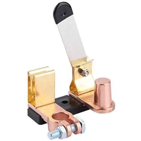 Déconnexion de batterie 12V 24V pour Auto, Camion, Véhicule Utilitaire, Bateau, Camping-Car avec Interrupteur Principal de Batterie avec Interrupteur à Lame, Borne de Batterie, Séparateur de Batterie