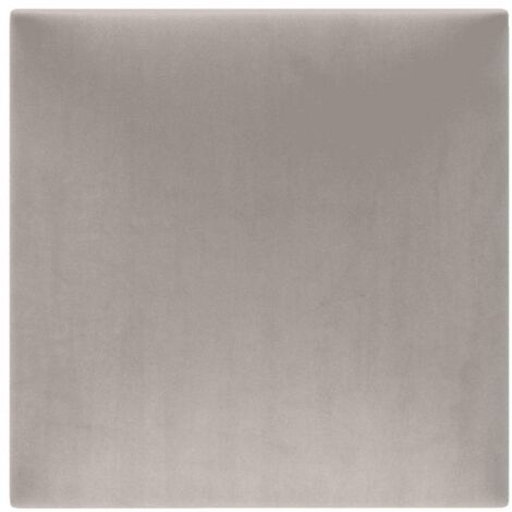 Decoon – Coussin mural velours beige 30 x 30 cm – Panneau décoratif matelassé hydrofuge – Confort et élégance pour tête de lit