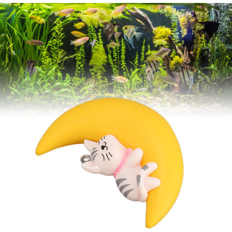 Décor Aquatique Sous-Marin avec Plantes et Rochers Flottants pour Aquarium - AUTRES