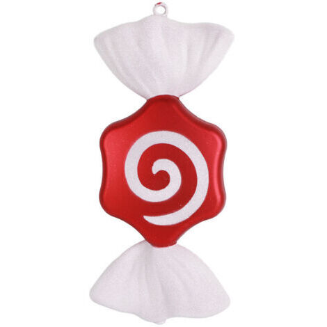 Décor de Bonbons Suspendus, Pendentif de Bonbons de Noël Inoffensif Rouge Blanc 32CM à Collectionner pour Arbre (Couleur assortie26)