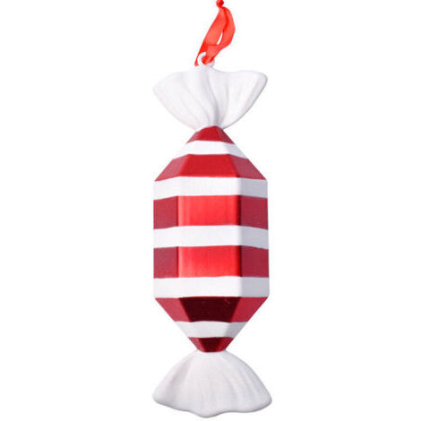 Décor de Bonbons Suspendus, Pendentif de Bonbons de Noël Inoffensif Rouge Blanc 32CM à Collectionner pour Arbre (Couleur assortie27)