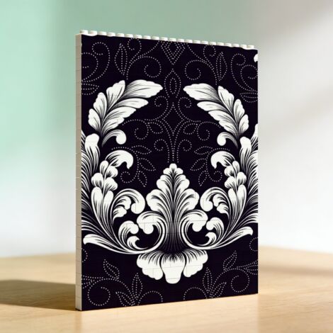 Décor de cadre photo en briques à faire soi‑même, cadeau d’anniversaire