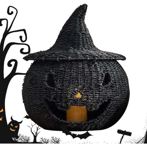 Décor de Décorations Halloween Tricotées d'automne,Statue