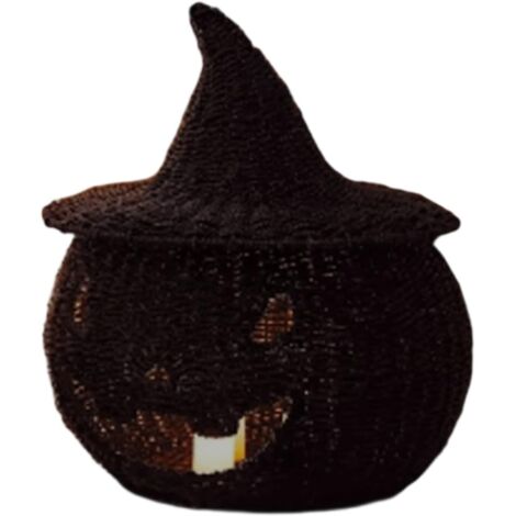 Décor de, d'halloween en Crochet, Statue Festive au Crochet pour Bureau,