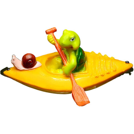 Décor de jardin Tortue flottant en résine pour étang/piscine 4 couleurs